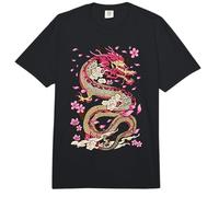Dragón Mitología Japonesa Sakura Dragón Japonés Comfort Colors Adult Heavyweight T-Shirt