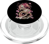 Dragón Mitología Japonesa Sakura Dragón Japonés PopSockets PopGrip para MagSafe