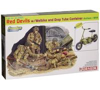 Dragon Models 1/35 Red Devils with Welbike and Drop Tube Conta (Importación USA)