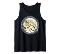 Dragon Moon Fantasy Legendary Mystical Night Mujeres Hombres Niños Camiseta sin Mangas