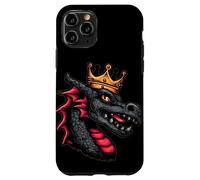 Dragón Negro con Corona Carcasa para iPhone 11 Pro
