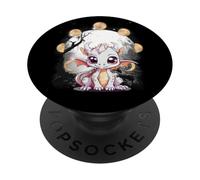 Dragón Niños Niñas Niños Cuento de Hadas Figura Dragón PopSockets PopGrip Adhesivo
