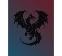 Dragon Notebook: 120 pages, lined, college ruled, cool gift for teens, kids and adults - Fantasy fun journal, creative writing book, back to school
