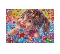 Dragón Oriental Arcoíris Rompecabezas 300 Piezas Cartón para Parejas Oleaje Bruma al Atardecer Actividad Hacer En Grupo Ejercicio Mental para Reyes Magos Detalle Cumpleaños 300 PCS