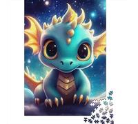 Dragón Paquete De 1000 Piezas Cute Blue Baby Papel Ecológico Personas Que Aman Entrenamiento Cerebral Fácil De Limpiar Desafiante Y Divertido 38x26cm/1000pcs