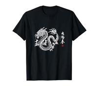 Dragón plateado Tai Chi Kung Fu Camiseta