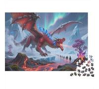 Dragón Puzzle De 1000 Piezas Animales Rompecabezas Adultos De 1000 Piezas Juego Entretenimento 1000pcs (75x50cm)