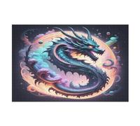 Dragon Puzzle Games for Adults Y Niños - for Creativity And Mindfulness - Challenging Jigsaw Puzzles 1000 Piezas for Family (75 × 50 cm)