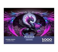 Dragón Puzzle Imposible,desafío para Adultos Animales Juego EduGatoivo 1000 Piezas Obra De artee De Juego De para Adultos Y Niños A Parteir De 12 Años 70x50cm/1000pcs