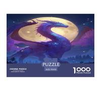 Dragón Puzzle Juguete EduGatoivo Decoración del Hogar 1000 Piezas Criaturas fantásticas Rompecabezas Imposible Entretenimiento Creativo para Adultos 70x50cm/1000pcs