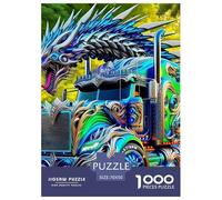 Dragón Puzzle Premium para Ocio Consciente Y Relajante, Integra Fantasía Y Combina Concentración Paciencia Y Disfrute Duradero Durante El Montaje 70x50cm/1000pcs
