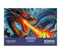 Dragón Puzzle Premium para Ocio Consciente Y Relajante, Integra Fantasía Y Combina Concentración Paciencia Y Disfrute Duradero Durante El Montaje 70x50cm/1000pcs