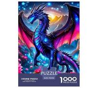 Dragón Puzzle Relax Consciente, Integra Fantasía Y Combina Concentración Paciencia Y Disfrute Duradero Durante El Montaje 70x50cm/1000pcs