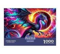 Dragón Puzzle Relax Consciente, Integra Fantasía Y Combina Concentración Paciencia Y Disfrute Duradero Durante El Ensamblaje 70x50cm/1000pcs