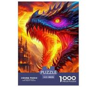 Dragón Puzzle Relax Consciente, Integra Fantasía Y UNE Concentración Paciencia Y Disfrute Duradero Durante El Ensamblaje 38x26cm/1000pcs