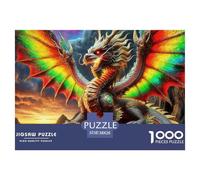 Dragón Puzzle Relax Consciente, Integra Fantasía Y UNE Concentración Paciencia Y Disfrute Duradero Durante El Montaje 38x26cm/1000pcs