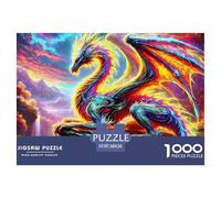 Dragón Puzzle Relax Consciente, Integra Fantasía Y UNE Concentración Paciencia Y Disfrute Duradero Durante El Ensamblaje 38x26cm/1000pcs
