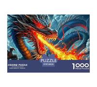 Dragón Puzzle Relax Consciente, Integra Fantasía Y UNE Concentración Paciencia Y Disfrute Duradero Durante El Montaje 38x26cm/1000pcs