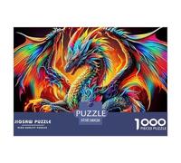 Dragón Puzzle Relax Consciente, Integra Fantasía Y UNE Concentración Paciencia Y Disfrute Duradero Durante El Ensamblaje 38x26cm/1000pcs