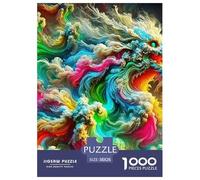 Dragón Puzzle Relax Consciente, Integra Fantasía Y UNE Concentración Paciencia Y Disfrute Duradero Durante El Ensamblaje 38x26cm/1000pcs