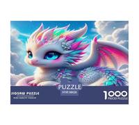 Dragón Puzzles Imposible,desafío for Adults Animales Entretenimiento Creativo 1000 Piezas Obra De artee De Juego De para Adultos, Regalos A Parteir De 14 Años 38x26cm/1000pcs