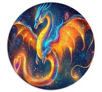 Dragón Quest 1000 Piezas Rompecabezas Redondo para Adultos Intelectual Desafío para Niños CompaRataaivamente Simple con Alta Variedad De Formas 1000pcs (67.5x67.5cm)