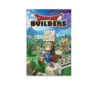 DRAGON QUEST BUILDERS Póster Pintura Decorativa Lienzo Arte de Pared Salón Póster Dormitorio Pintura 08 x 12 Pulgadas (20 x 30 cm)