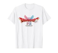 Dragon Quest I & II HD-2D Remake Logo Camiseta, Hombre, Blanco, 6XL