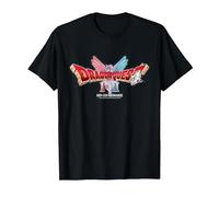 Dragon Quest I & II HD-2D Remake Logo Camiseta, Hombre, Negro, 3XL