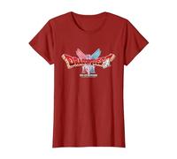 Dragon Quest I & II HD-2D Remake Logo Camiseta, Mujer, Arándano, M