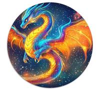 Dragón Quest Rompecabezas Circular 1000 Piezas Juego De Habilidad para Toda La Familia Idea De Regalo para Ella O Él para Adultos Y Jóvenes 1000pcs (67.5x67.5cm)