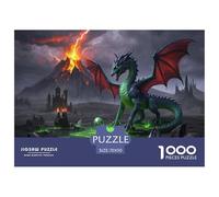 Dragón Quest1000 Piece Jigsaw Puzzle for Adults and Kids EduGatoional Games Fun and Challenging Home Decors Great Regalo Idea70x50cm/1000pcs