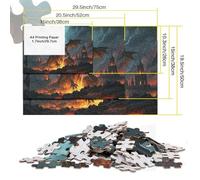 Dragón Quest1000 Piece Jigsaw Puzzle for Adults EduGatoional Games Challenging Home Decors Great Regalo Idea70x50cm/1000pcs