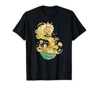 Dragón Ramen Fideos Arte Cocina Asiática Camiseta