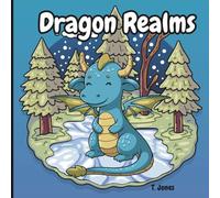 Dragon Realms: Fantasy Lands and Mythical Dragons: Cute Dragons Coloring Book for All Ages