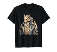 Dragon Regal Attire Fantasía Criatura Sofisticación Camiseta