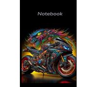 Dragon Rider Notebook - Sci-Fi Biker Sketchbook: Futuristic Motorcycle Journal, 100 Grid Pages, Perfect for Sketching, Garage Notes, or Daily Ideas