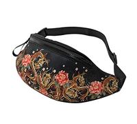 Dragon - Riñonera ajustable para hombres y mujeres, deportes al aire libre, senderismo, correr, gimnasio, Dragon 08dragon 08, Talla única, Riñoneras