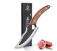 DRAGON RIOT Cuchillos de Carne Vikingos, Cuchillos Japoneses de Cocina Profesionales Forjados - Cuchillo Chef para Cocina y BBQ al Aire Libre, Idea de Regalo para Hombres (Sin Funda)
