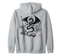 Dragón Rising - Espíritu japonés Sudadera con Capucha