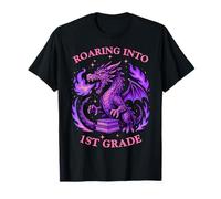 Dragon Roaring Into 1st Grade First Teacher Back To School Camiseta