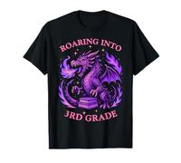 Dragon Roaring Into 3rd Grade Third Teacher Back To School Camiseta