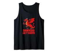 Dragón Rojo de Rugby Dancing On The Edge Camiseta sin Mangas