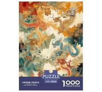 Dragón Rompecabezas Imposible,desafío for Adults Entretenimiento Creativo 1000 Piezas Obra De Arte De Juego De para Adultos Y Niños Mayores De 12 Años 38x26cm/1000pcs