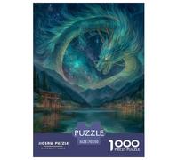 Dragón Rompecabezas Imposible,desafío for Adults Interesante Juego EduGatoivo 1000 Piezas Obra De Arte De Juego De para Adultos Y Niños A Partir De 12 Años 70x50cm/1000pcs