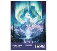 Dragón Rompecabezas Imposible,desafío para Adultos Entretenimiento Creativo 1000 Piezas Obra De Arte De Juego De para Adultos, Regalos A Partir De 14 Años 38x26cm/1000pcs