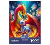 Dragón Rompecabezas Imposible,desafío para Adultos Juego EduGatoivo 1000 Piezas Obra De Arte De Juego De para Adultos, Regalos A Partir De 14 Años 70x50cm/1000pcs