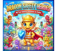 Dragon Safety Heroes: 40 Fun Safety Lessons to Color: A Fun and Educational Coloring Book for Kids Ages 4-8 to Learn Everyday Safety Habits with Friendly Dragons