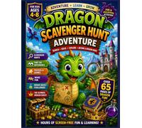 Dragon Scavenger Hunt Adventure: Seek and Find Dragons, Treasures, Keys, Gems, Potions, and More! Fun Activity Book for Kids Ages 4-8
