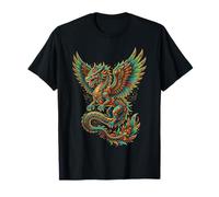 Dragón Serpiente Emplumado Azteca Mitología Mexicana Maya Camiseta